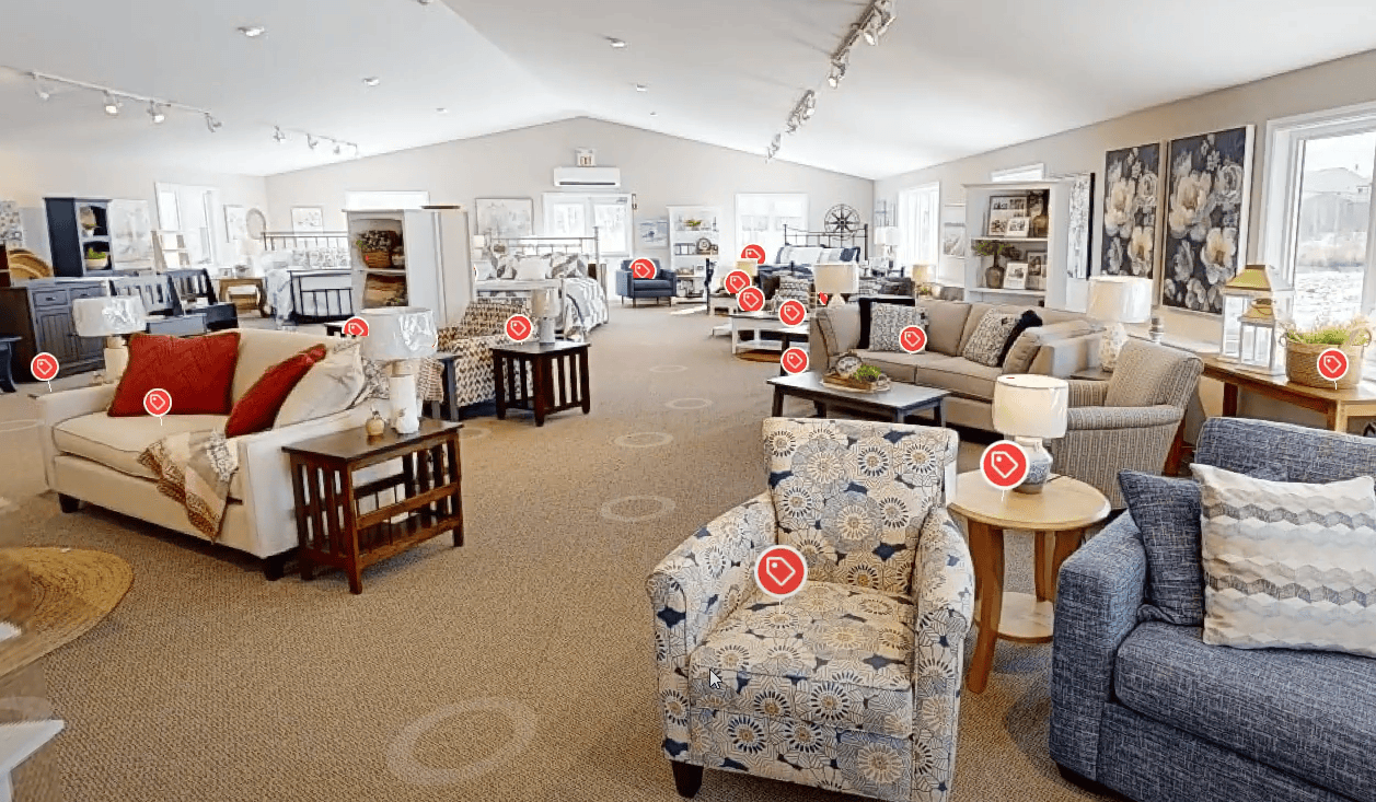 4K HDR living room photograph