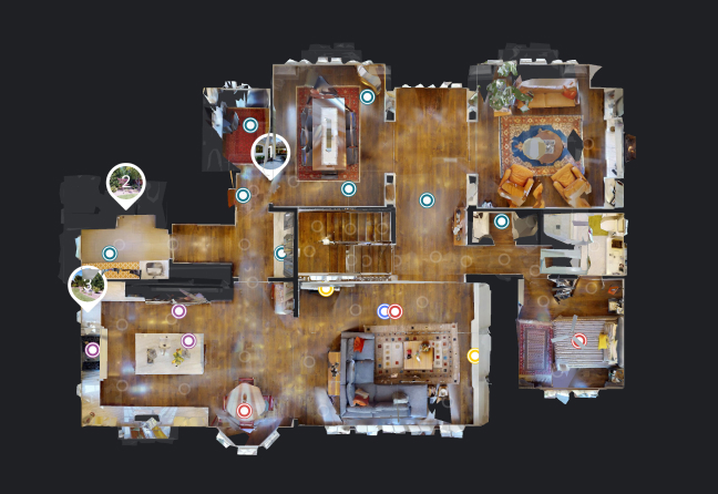 Matterport 2D floor plan